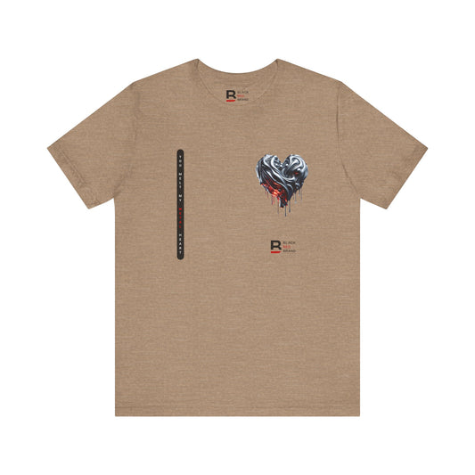 Black Red Metal Heart | Melted