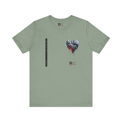 Black Red Metal Heart | Melted