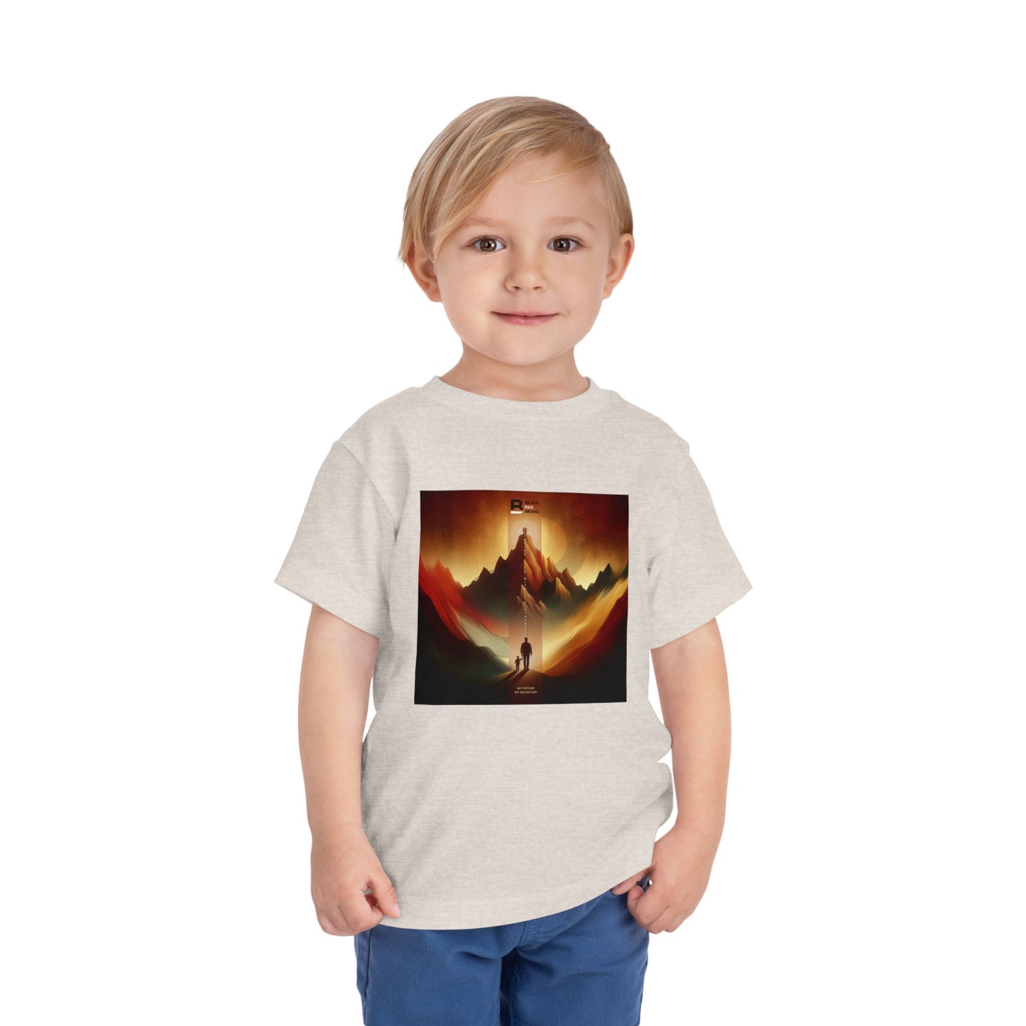Toddler My Father - My Mountain | Where Strength Meets Serenity