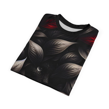 Black Red Cat | Silver Leaves