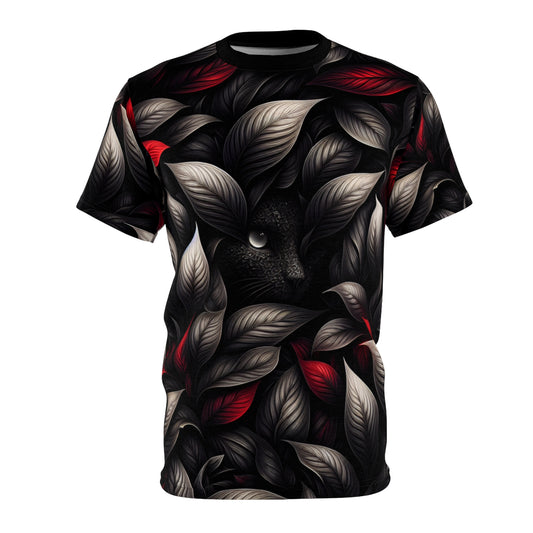Black Red Cat | Silver Leaves