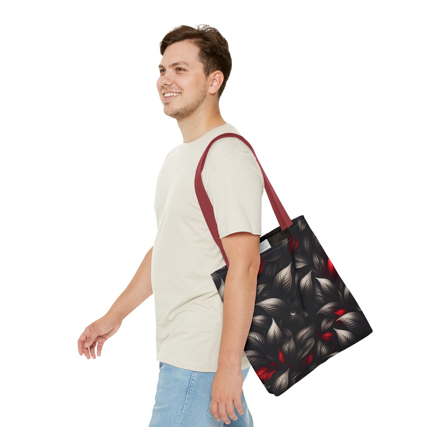 Black Red Mystical Tote Bag | Eco-Friendly Shopping Companion