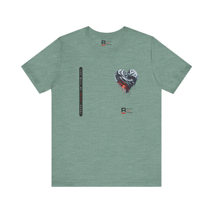 Black Red Metal Heart | Melted