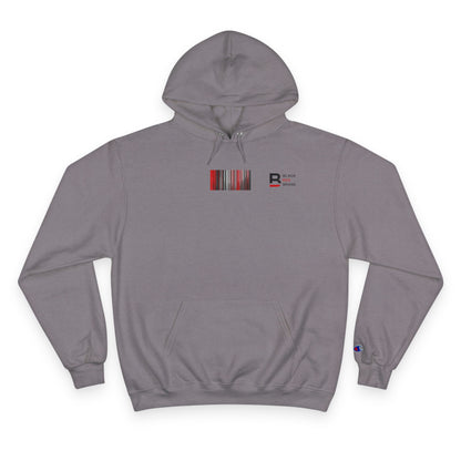 Champion Hoodie with Smile Graphic, Cozy Streetwear