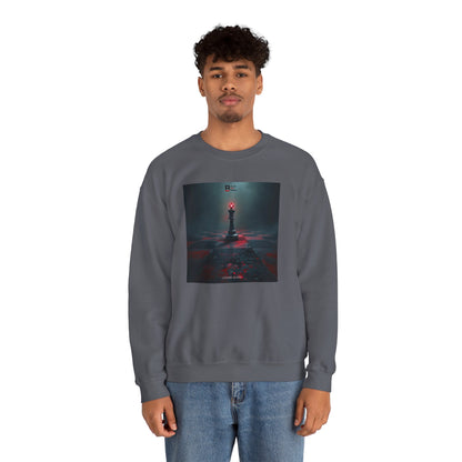 Black Red Lone King | Last Stand Crewneck Sweatshirt