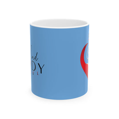 Mind, Body, Soul Mug | Light Blue