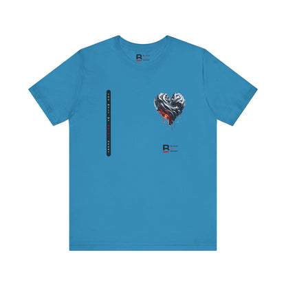Black Red Metal Heart | Melted