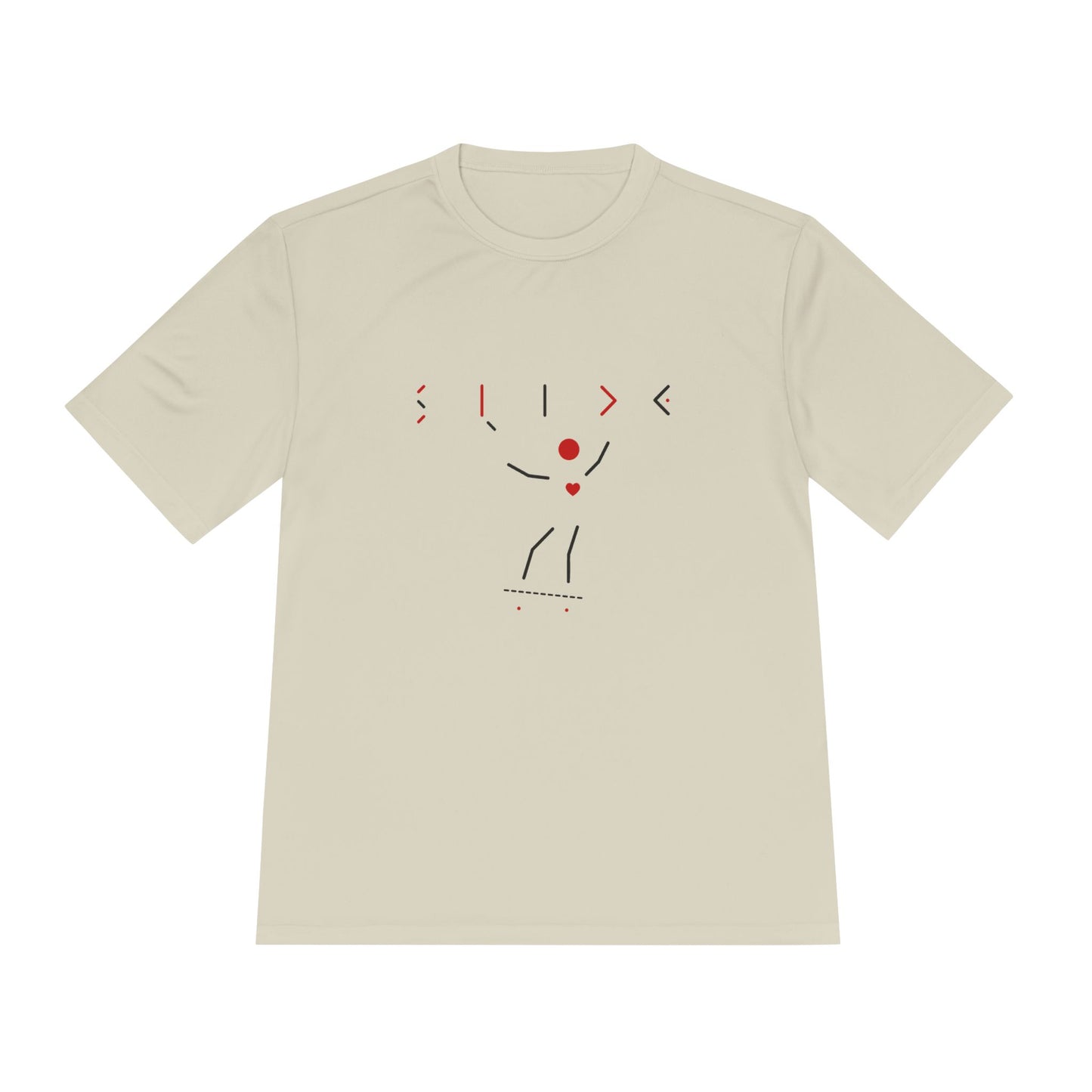 Slide! Moisture Wicking Active Tee, Sports Shirt