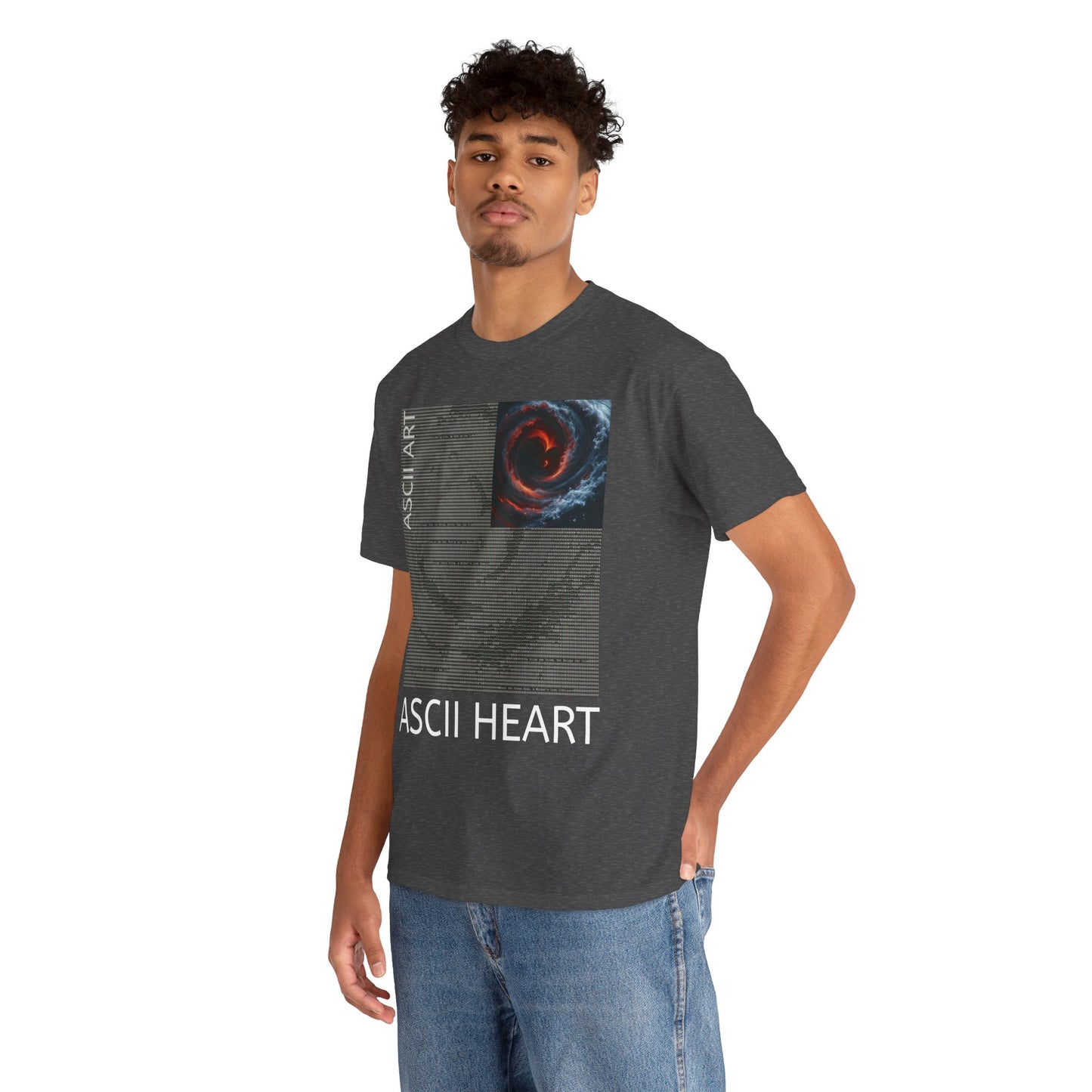 Black Red ASCII Heart | Hidden Messages :)