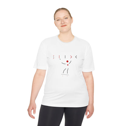 Slide! Moisture Wicking Active Tee, Sports Shirt