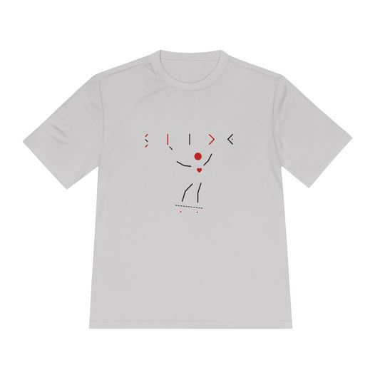 Slide! Moisture Wicking Active Tee, Sports Shirt