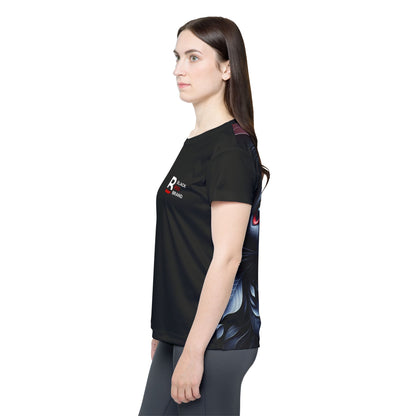 Black Red Cat Woman | Sports Jersey - Cool Athletic Tee for Cat Lovers
