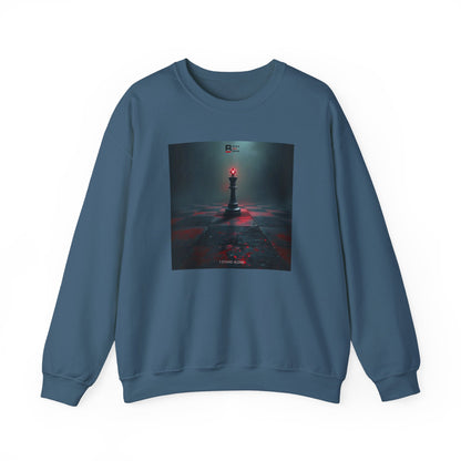 Black Red Lone King | Last Stand Crewneck Sweatshirt