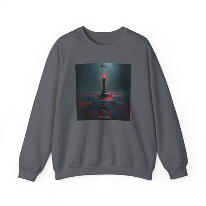 Black Red Lone King | Last Stand Crewneck Sweatshirt