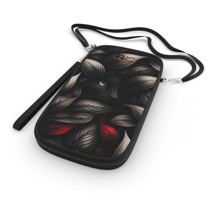 Black Red Passport Wallet – Guardian Cat
