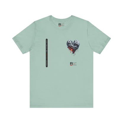 Black Red Metal Heart | Melted