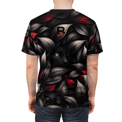 Black Red Cat | Silver Leaves
