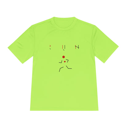 Run! Moisture Wicking Active Tee, Sports Shirt
