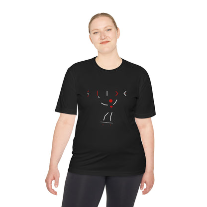 Slide! Moisture Wicking Active Tee, Sports Shirt