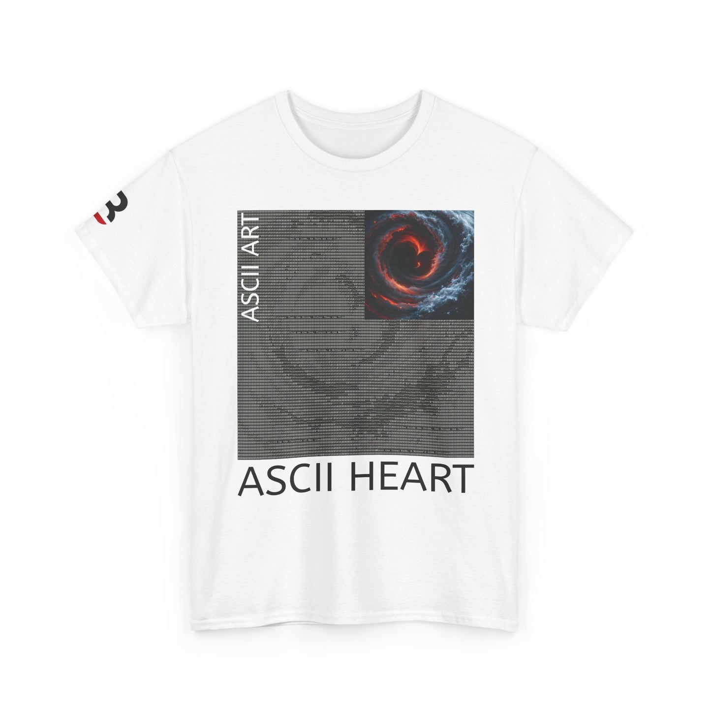 Black Red ASCII Heart | Hidden Messages :)