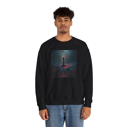 Black Red Lone King | Last Stand Crewneck Sweatshirt