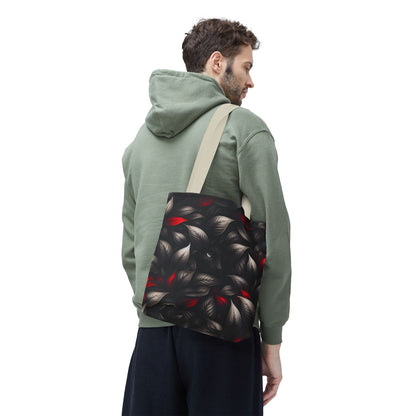 Black Red Mystical Tote Bag | Eco-Friendly Shopping Companion