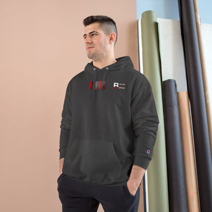 Champion Hoodie with Smile Graphic, Cozy Streetwear