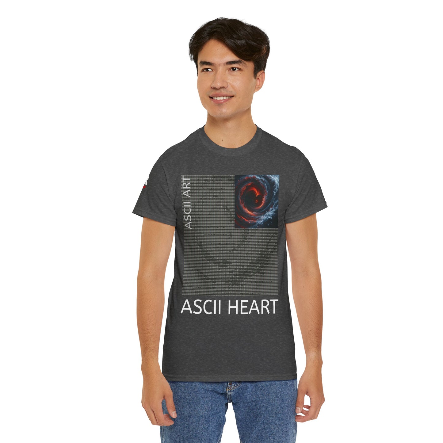 Black Red ASCII Heart | Hidden Messages :)
