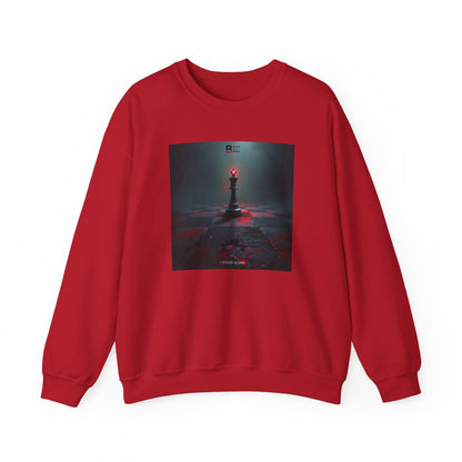 Black Red Lone King | Last Stand Crewneck Sweatshirt