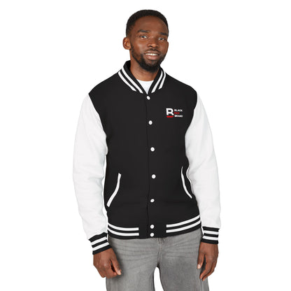 LONE KING Unisex Heavyweight Letterman Jacket - Bold Graphic Chess Design