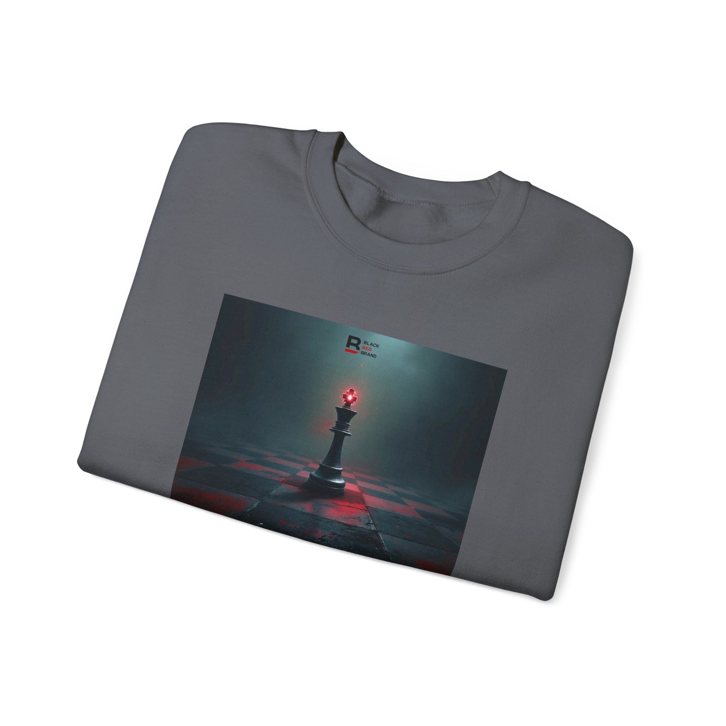 Black Red Lone King | Last Stand Crewneck Sweatshirt