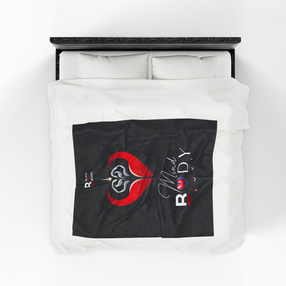 Mind Body Soul | Wellness Velveteen Plush Blanket