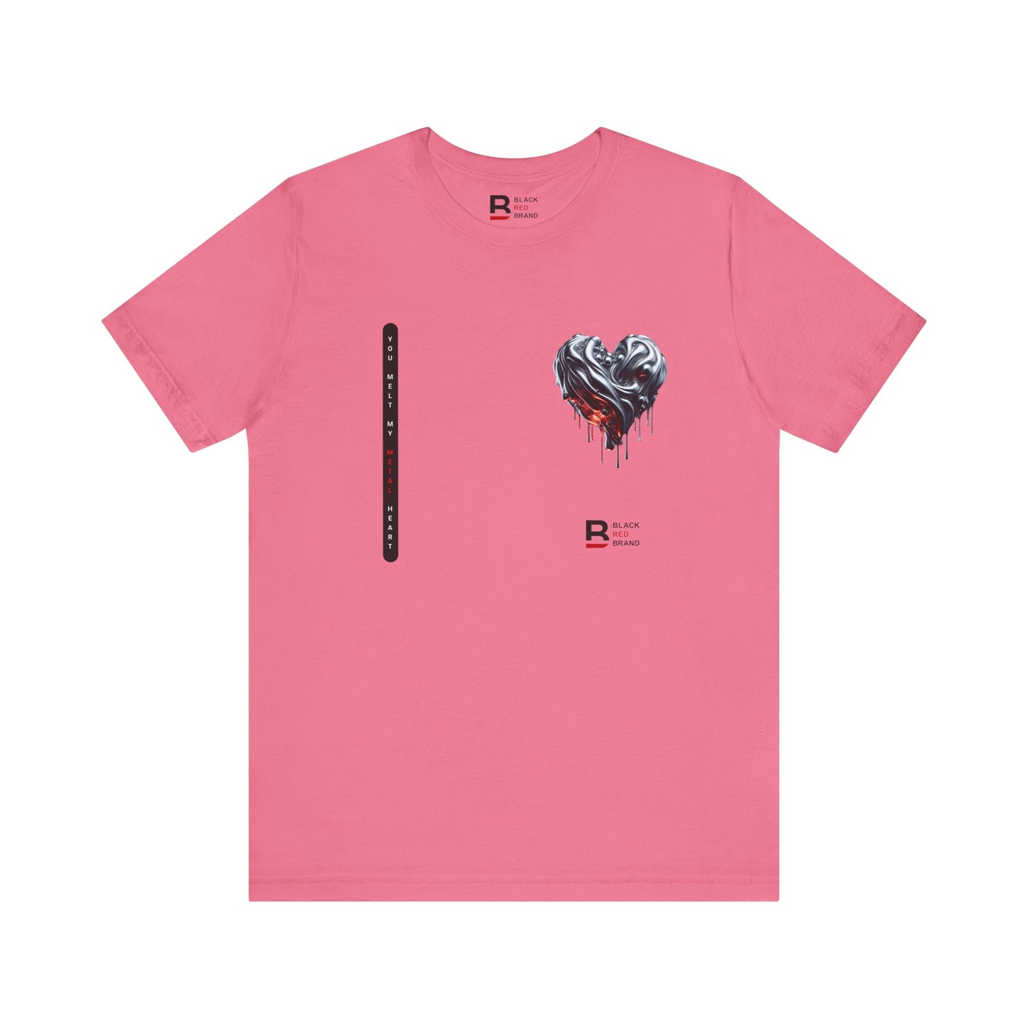 Black Red Metal Heart | Melted