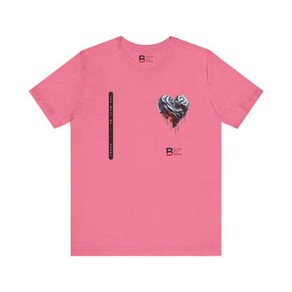 Black Red Metal Heart | Melted