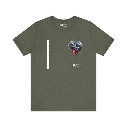 Black Red Metal Heart | Melted