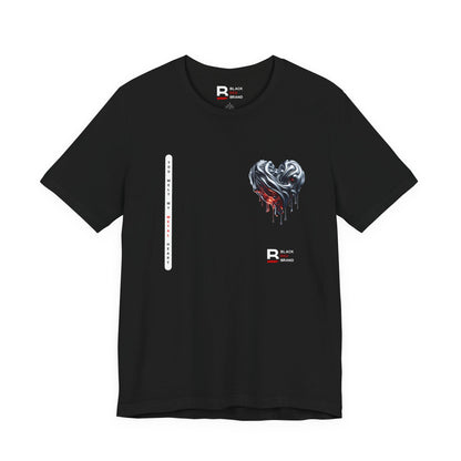 Black Red Metal Heart | Melted