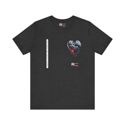 Black Red Metal Heart | Melted