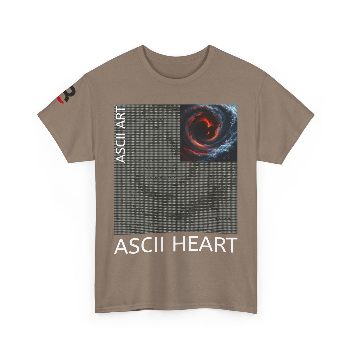 Black Red ASCII Heart | Hidden Messages :)