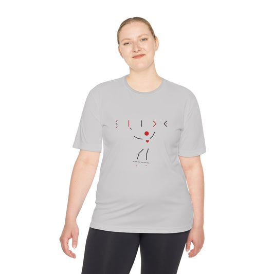 Slide! Moisture Wicking Active Tee, Sports Shirt