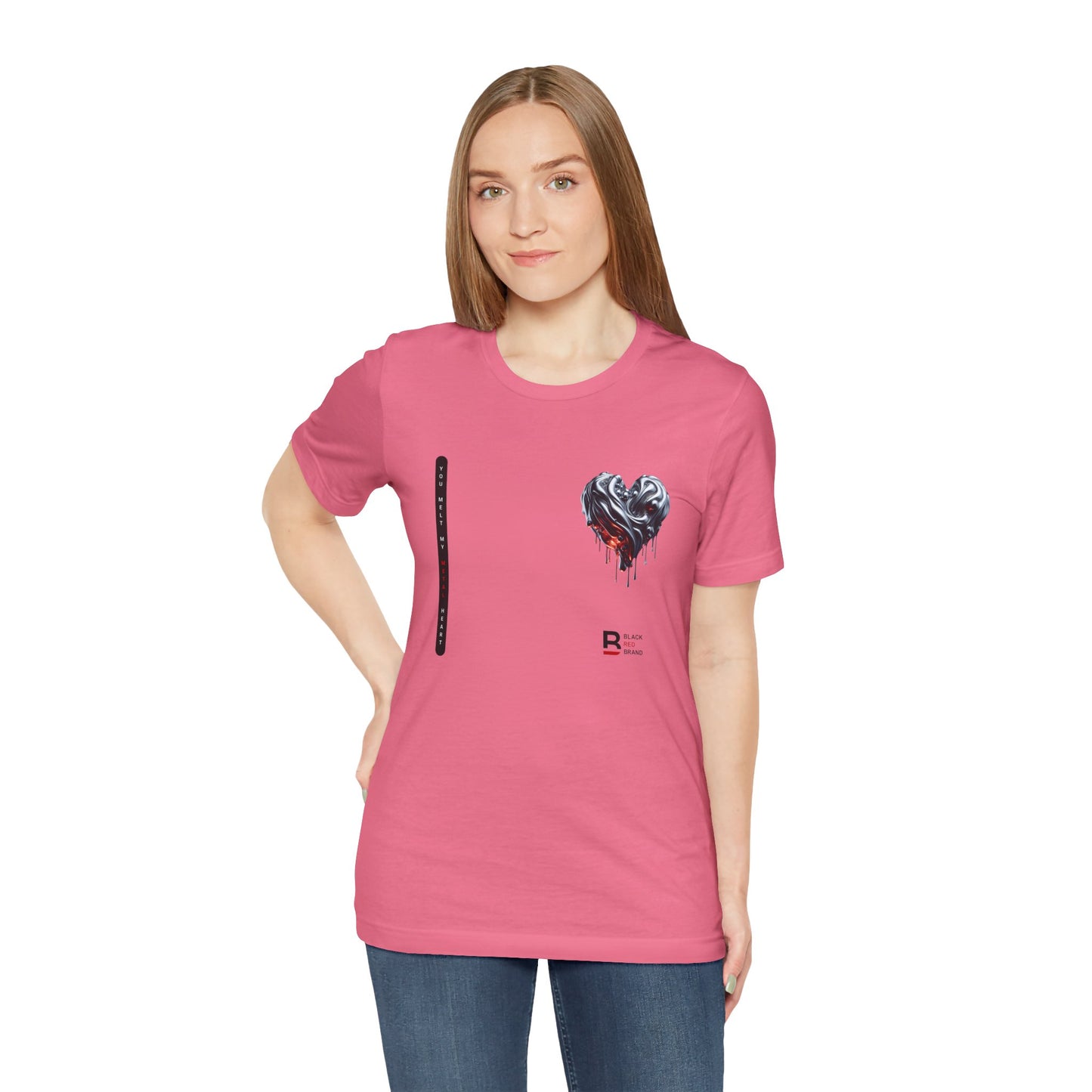 Black Red Metal Heart | Melted