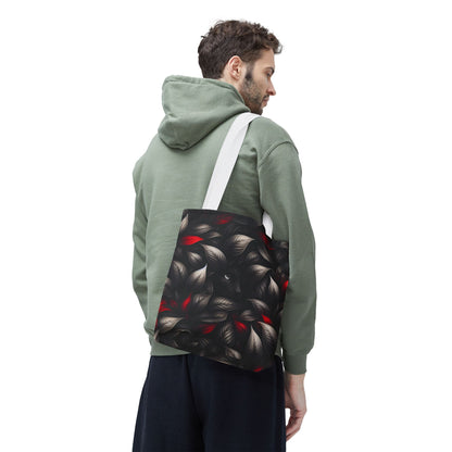 Black Red Mystical Tote Bag | Eco-Friendly Shopping Companion