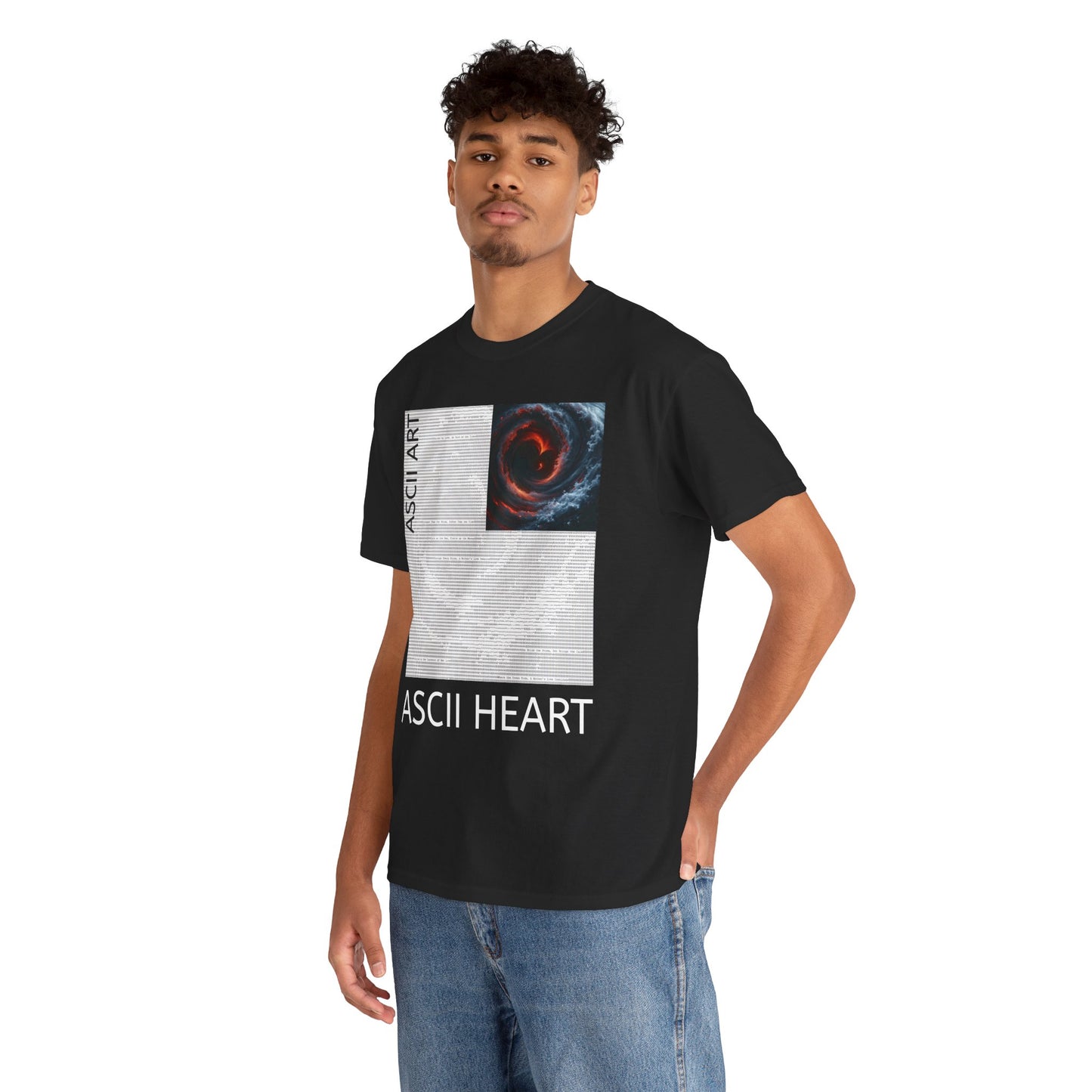 Black Red ASCII Heart | Hidden Messages :)