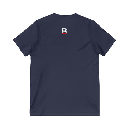 Heart & Tic Tac Toe V-Neck Tee