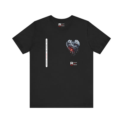 Black Red Metal Heart | Melted