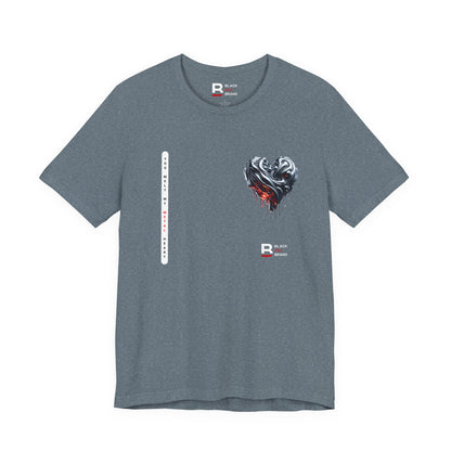 Black Red Metal Heart | Melted