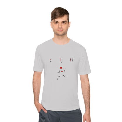 Run! Moisture Wicking Active Tee, Sports Shirt