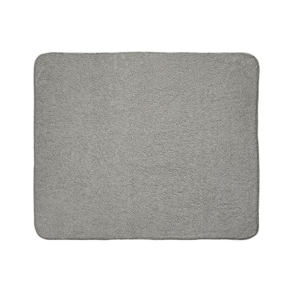 Black Red Scream - Fleece Sherpa Blanket