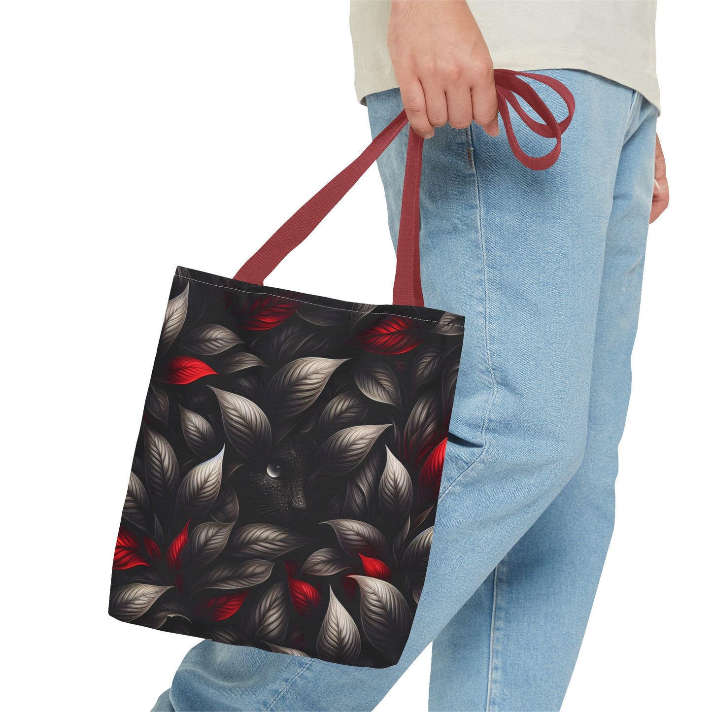 Black Red Mystical Tote Bag | Eco-Friendly Shopping Companion