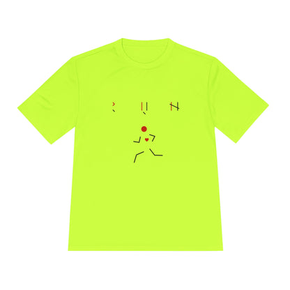Run! Moisture Wicking Active Tee, Sports Shirt