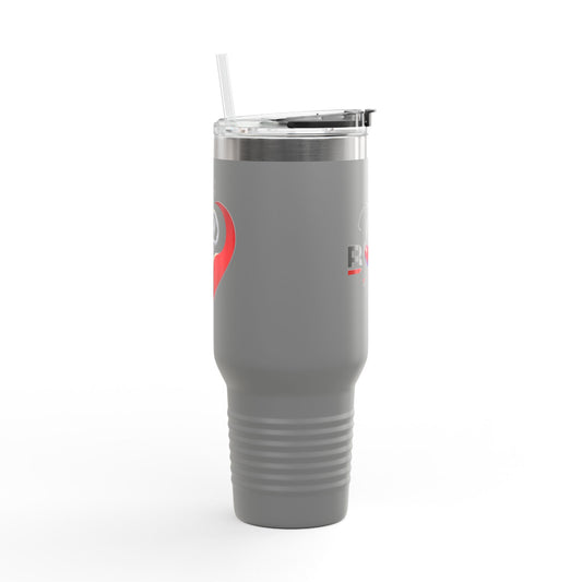 Mind Body Soul Insulated Travel Mug - 40oz Motivational Drinkware for Wellness Enthusiasts